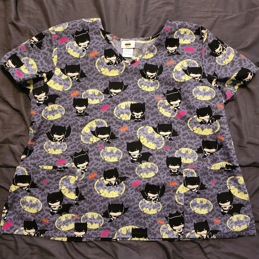 Baby Batman 3X Scrub Top